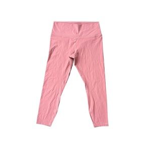 Lululemon Wunder Under High Rise Tight 25” Full On Luxtreme Pink Size 12 Cropped